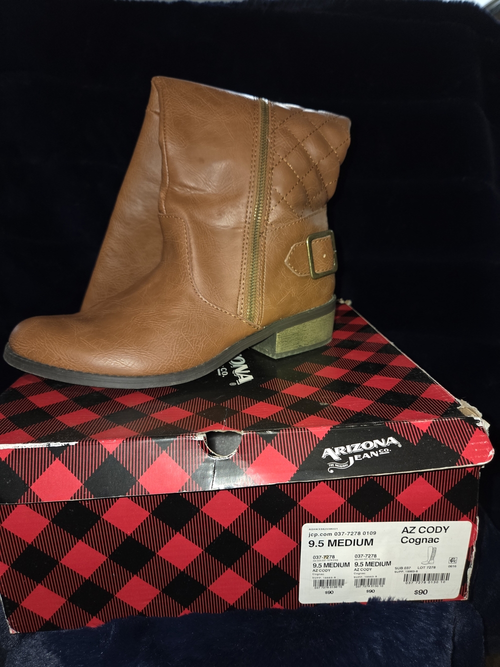 Cognac Ankle Boot - Women's